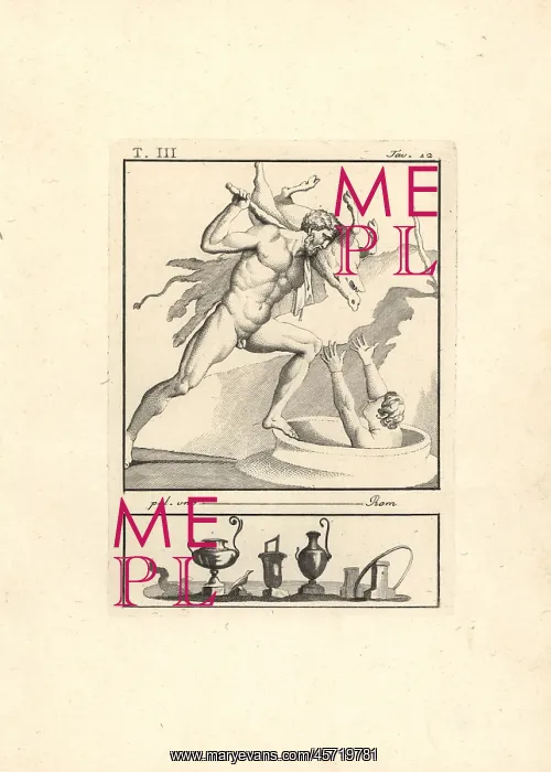 : Depiction of Hercules fourth labour : Depiction of Hercules fourth labour