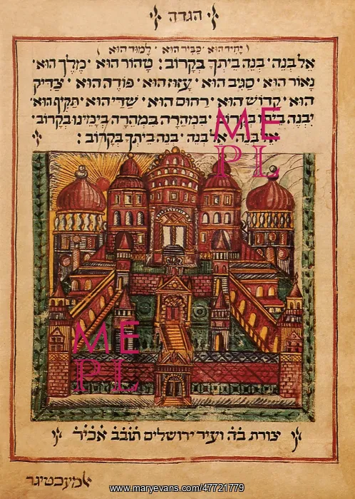  : Depiction of the Temple and the City of Jerusalem