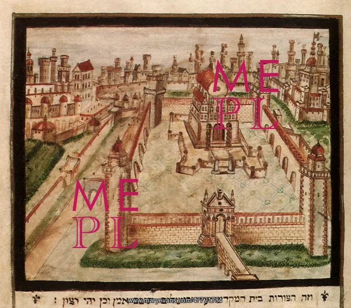  : Depiction of the Temple and the City of Jerusalem