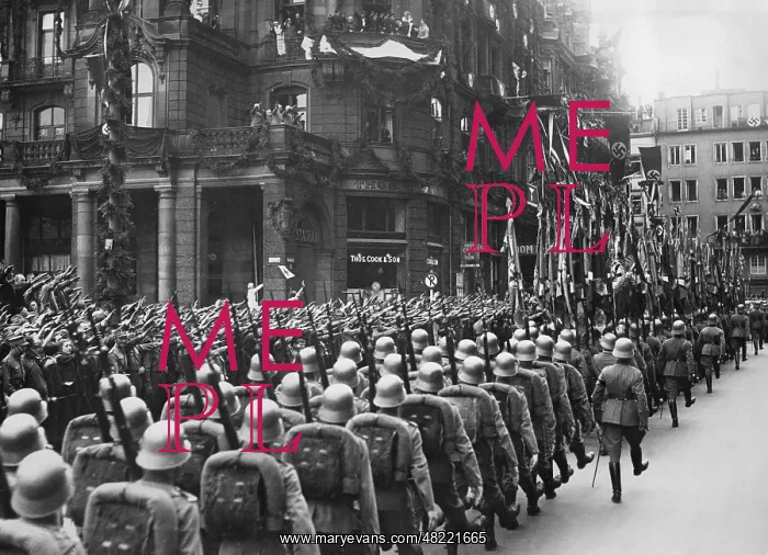 : Deployment of the newly formed Wehrmacht in Cologne, 193 : Deployment of the newly formed Wehrmacht in Cologne, 193