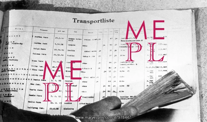 : Deportation List : Deportation List