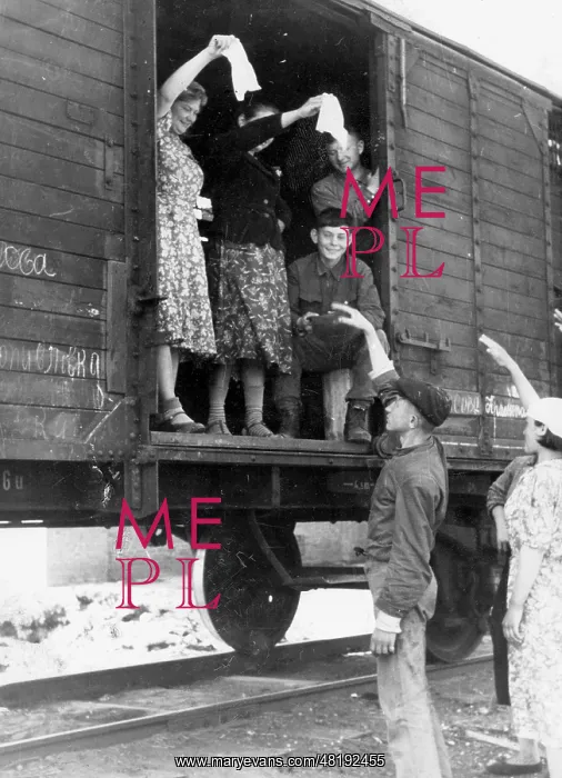 : Deportation of Russian forced laborers, 1943 : Deportation of Russian forced laborers, 1943