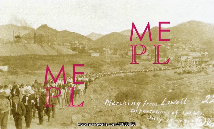 : Deported workers from Lowell, Arizona, USA : Deported workers from Lowell, Arizona, USA