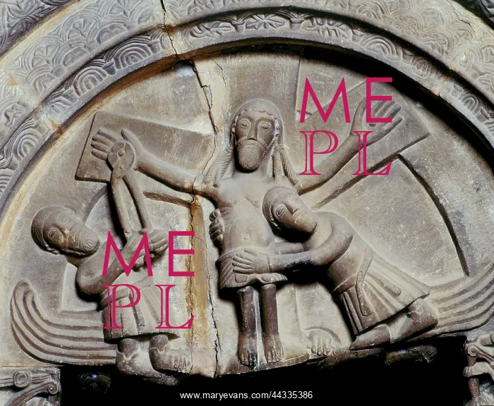 : The Deposition. Detail of the : The Deposition. Detail of the