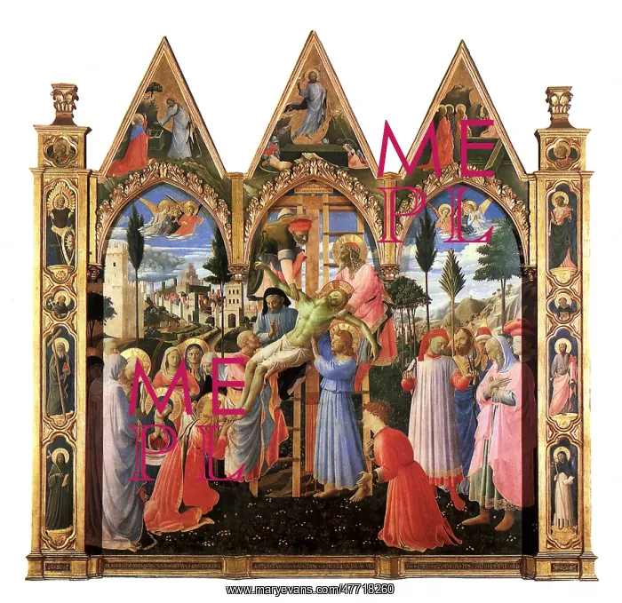 : Deposition, by Fra Angelico : Deposition, by Fra Angelico
