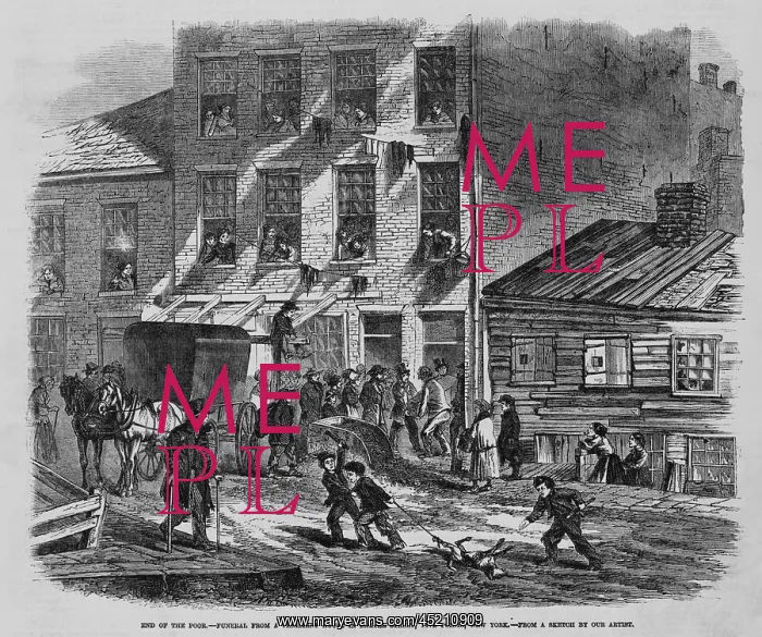 : Depressing scene of poverty at Five Points ? : Depressing scene of poverty at Five Points ?