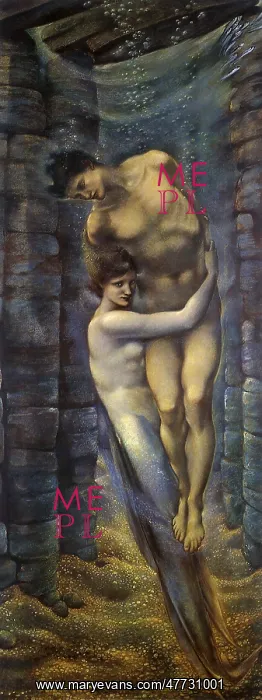 : The Depths of the Sea, by Burne-Jones : The Depths of the Sea, by Burne-Jones
