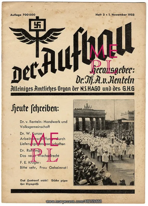 : Der Aufbau No 2, Year 1 : Der Aufbau No 2, Year 1