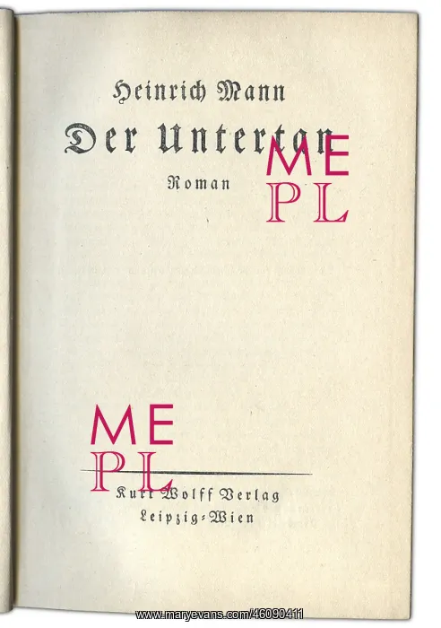 : Der Untertan ('The Loyal Subject, 1915) : Der Untertan ('The Loyal Subject, 1915)