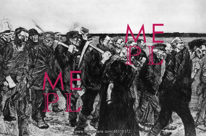  : Der Weberzug - Weavers on the March, after