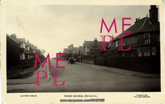 : Derby Avenue, Skegness, England : Derby Avenue, Skegness, England