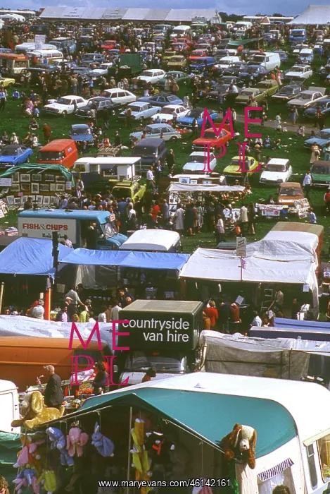 : Derby Day -- view of car park : Derby Day -- view of car park
