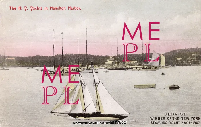 : Dervish Yacht in Hamilton Harbour, Bermuda : Dervish Yacht in Hamilton Harbour, Bermuda