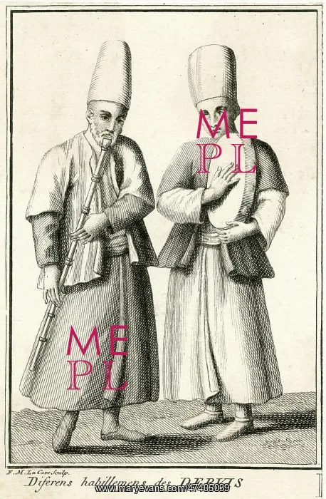  : DERVISHES. Two dervishes