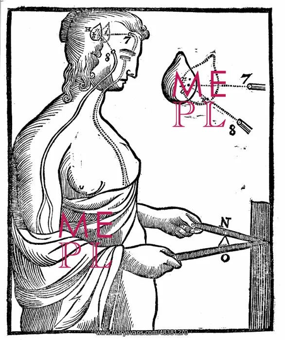: Descartes idea of how eye passes impulse to brain : Descartes idea of how eye passes impulse to brain
