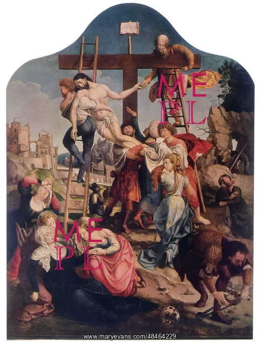 : The Descent from the Cross Artist: Jan Gossaert : The Descent from the Cross Artist: Jan Gossaert