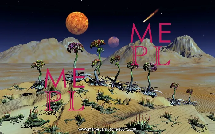: A desert like terrain on an alien exoplanet : A desert like terrain on an alien exoplanet