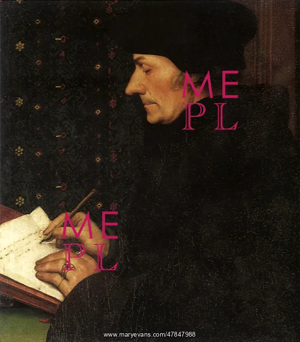 : Desiderius Erasmus, by Holbein : Desiderius Erasmus, by Holbein