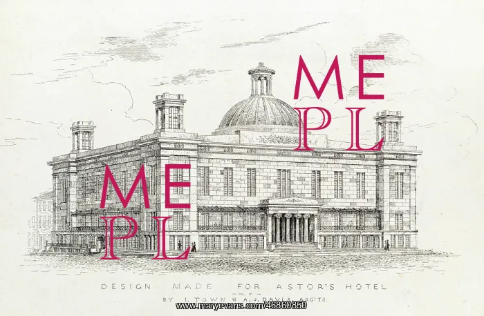  : Design Made for Astor's Hotel