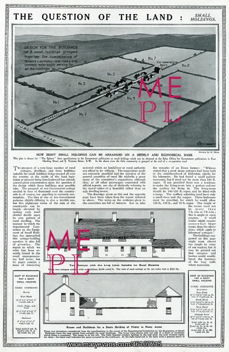: Design for the building of small holdings : Design for the building of small holdings