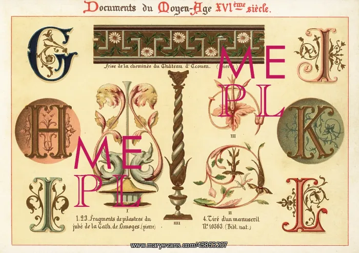 : Design elements from the 16th century : Design elements from the 16th century