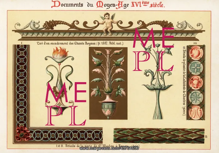  : Design elements from architecture and manuscripts