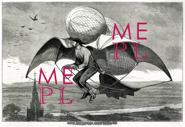 : Design for a Flying Machine 1877 : Design for a Flying Machine 1877