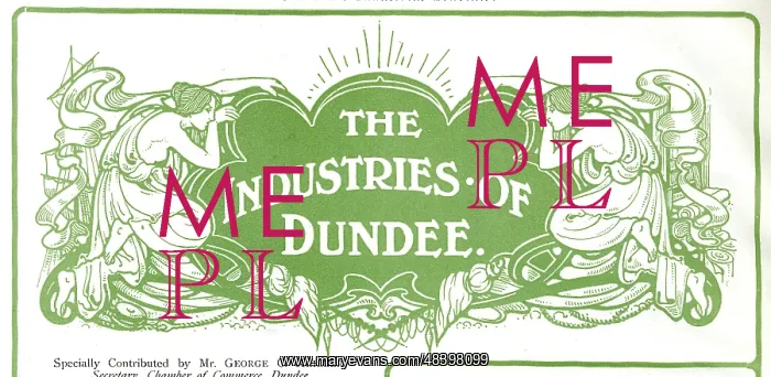  : Design, The Industries of Dundee, Scotland