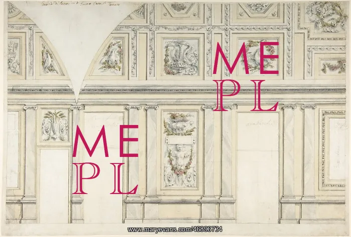 : Design for the Interior of a Gallery of a Palace : Design for the Interior of a Gallery of a Palace