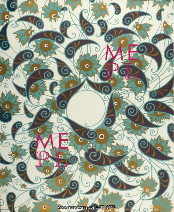 : Design with paisley pattern shapes : Design with paisley pattern shapes