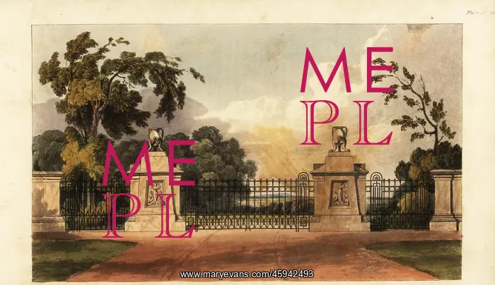 : Design for a Regency park entrance : Design for a Regency park entrance