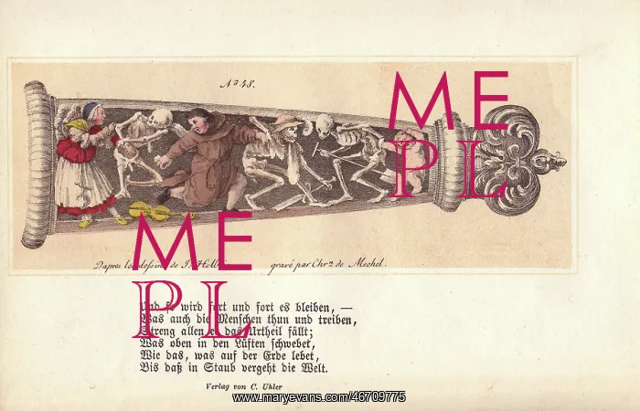 : A design for a sheath of a dagger with Death : A design for a sheath of a dagger with Death
