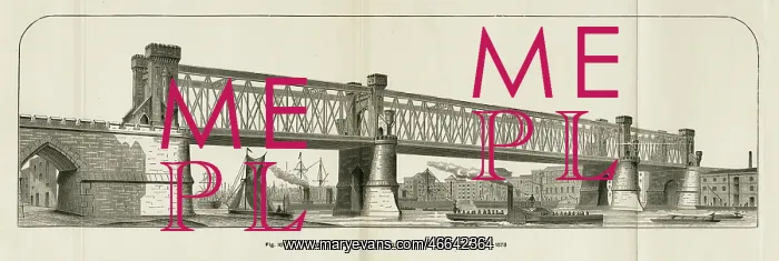 : Design for Tower Bridge by Joseph Bazalgette : Design for Tower Bridge by Joseph Bazalgette