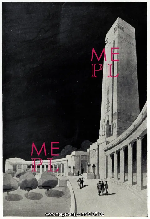 : Design For The Victorian War Memorial : Design For The Victorian War Memorial