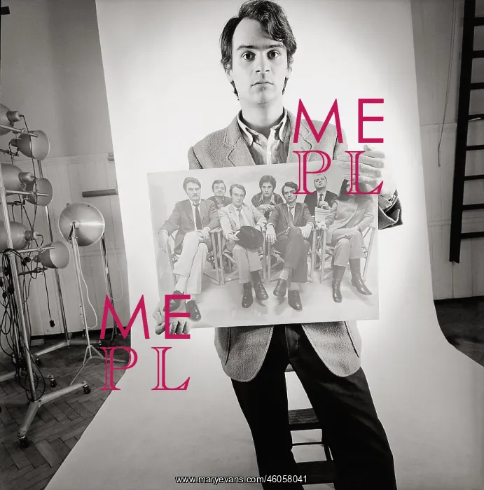  : Designer Ernst Graf with poster