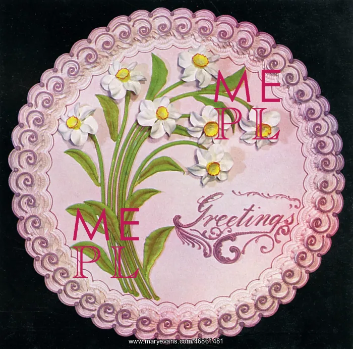  : Designs for Cake Tops, Narcissus Cake