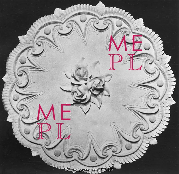 : Designs for Cake Tops, Serrated Crescent Border Design : Designs for Cake Tops, Serrated Crescent Border Design