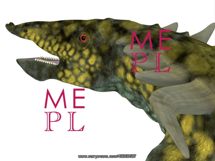 : Desmatosuchus dinosaur head : Desmatosuchus dinosaur head