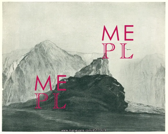 : Desolate. A landscape etching of some mountainous cliff faces, swathed in both shadow : Desolate. A landscape etching of some mountainous cliff faces, swathed in both shadow