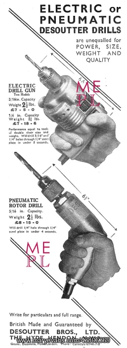 : Desoutter Pneumatic & Electric Drill Guns : Desoutter Pneumatic & Electric Drill Guns