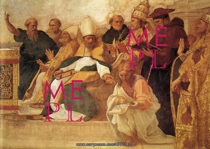  : The Desputa (detail), by Raphael
