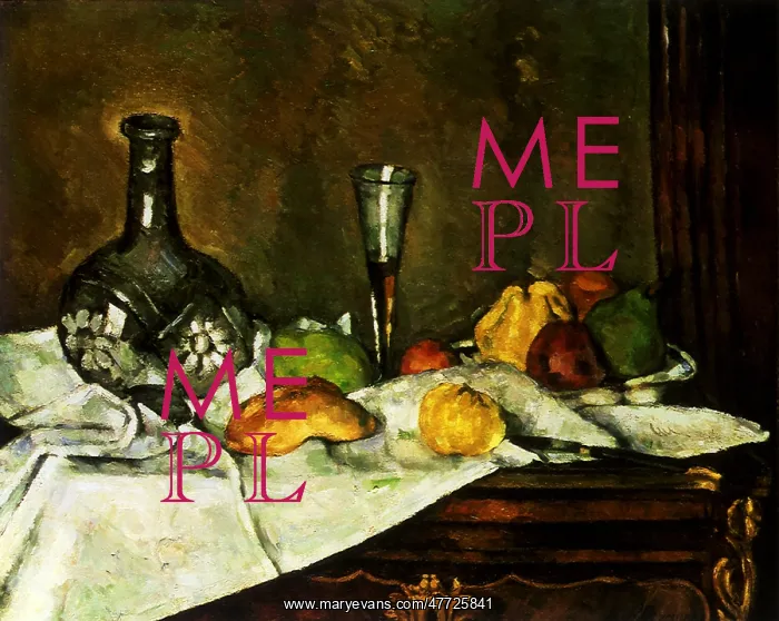 : Dessert Still Life, by Paul Cezanne : Dessert Still Life, by Paul Cezanne