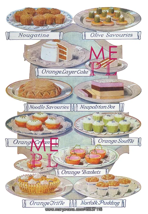  : DESSERTS & SAVOURIES 20C