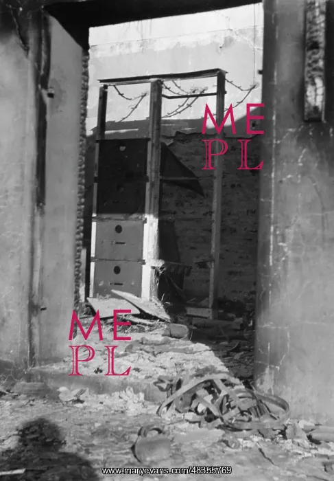 : Destroyed Arab house in Jaffa : Destroyed Arab house in Jaffa
