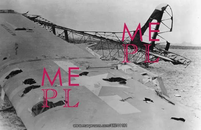 : Destroyed British gliders during the airbone landing in : Destroyed British gliders during the airbone landing in