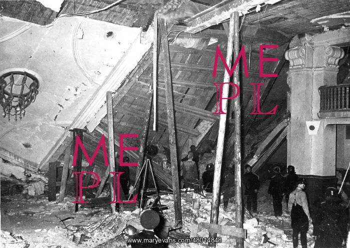 : Destroyed Buergerbraeukeller after the attack against Hitler : Destroyed Buergerbraeukeller after the attack against Hitler