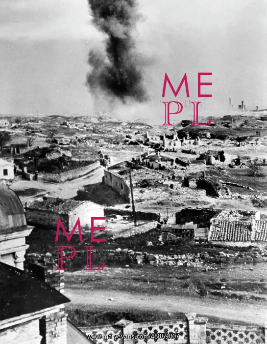 : Destroyed city in the Donets Basin, 1942 : Destroyed city in the Donets Basin, 1942