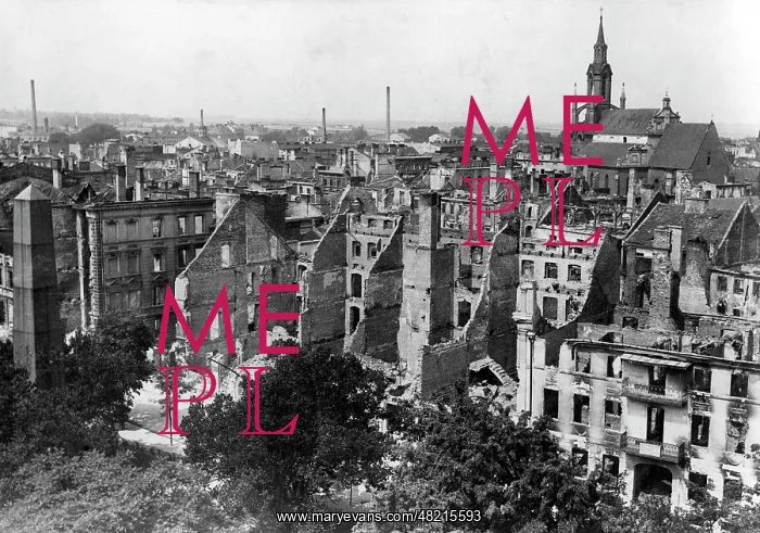 : The destroyed city of Kaunas, 1915 : The destroyed city of Kaunas, 1915