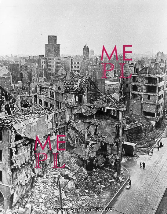 : Destroyed Dortmund, 1945 : Destroyed Dortmund, 1945