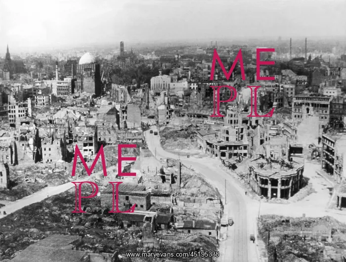 : Destroyed Hanover after end of war 1945 : Destroyed Hanover after end of war 1945
